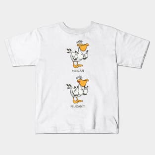 Pelican Pun Kids T-Shirt